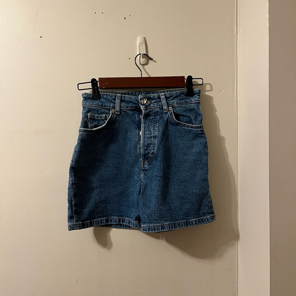 H&M High Rise Denim Shorts